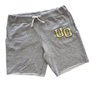 American Eagle Tailgate University Of Oregon Ducks Fleece Cut Off Shorts Large